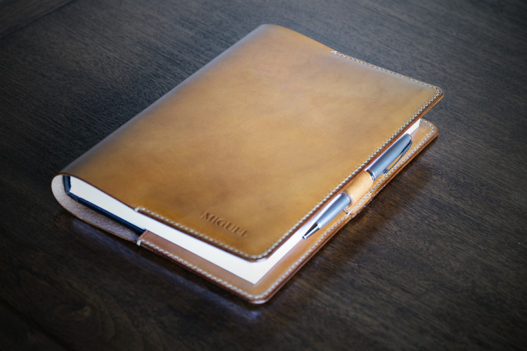 Bloc de notas de cuero
