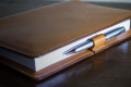 Agenda de cuero modelo Caion