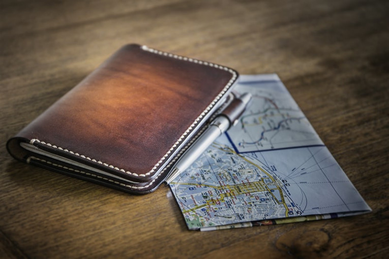 Cuanderno de viajes de cuero