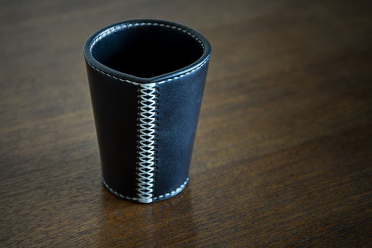 Cubilete de cuero para dados