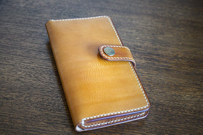 Funda de cuero para teléfono móvil