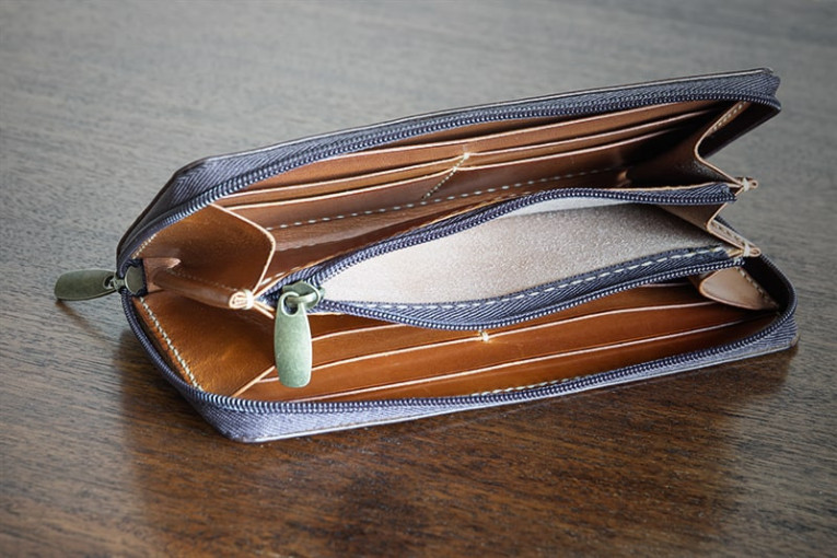 Cartera de cuero modelo Vilagarcía