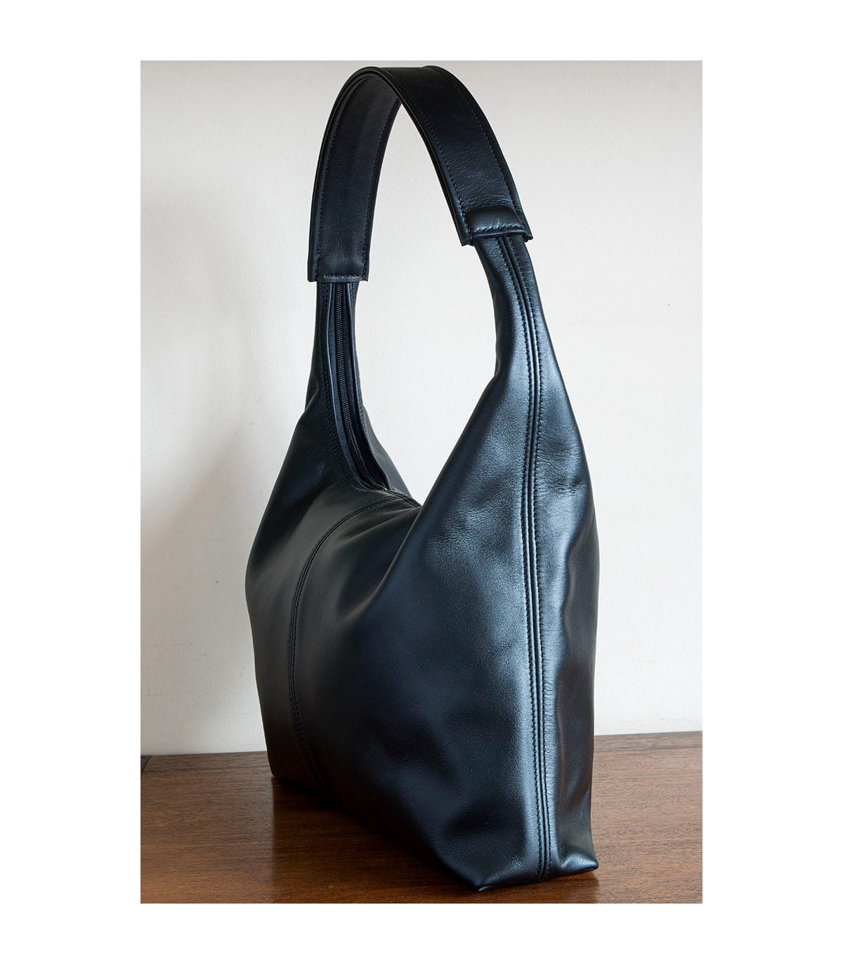 Bolso de piel modelo Trazo